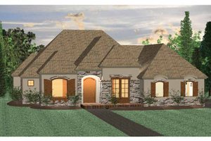 Architectural House Design - Country Exterior - Front Elevation Plan #937-27