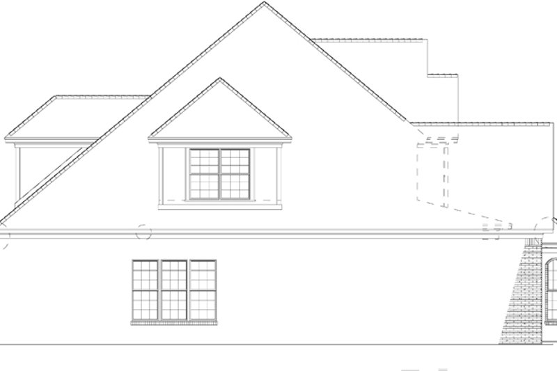 Home Plan - Exterior - Other Elevation for Traditional House Plan #17-2802 - 4 bed, 3 bath
