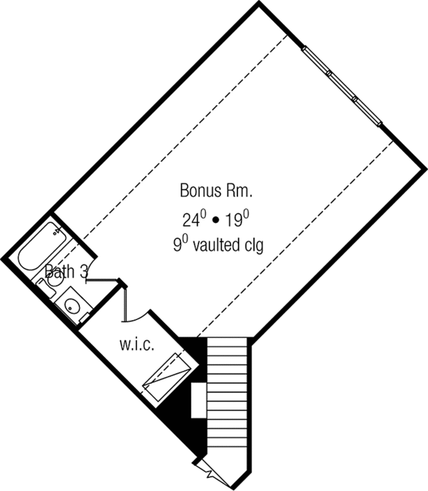 House Design - Mediterranean Floor Plan - Upper Floor Plan #417-754