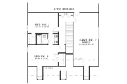 Colonial Style House Plan - 3 Beds 3 Baths 2528 Sq/Ft Plan #17-2873 