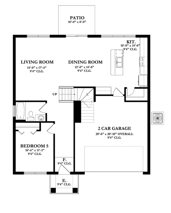 Architectural House Design - Mediterranean Floor Plan - Main Floor Plan #1058-63