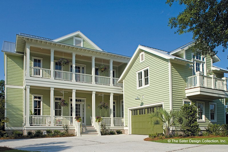 Architectural House Design - Exterior - Rear Elevation 2 for Country House Plan #930-358 - 6 bed, 4.5 bath