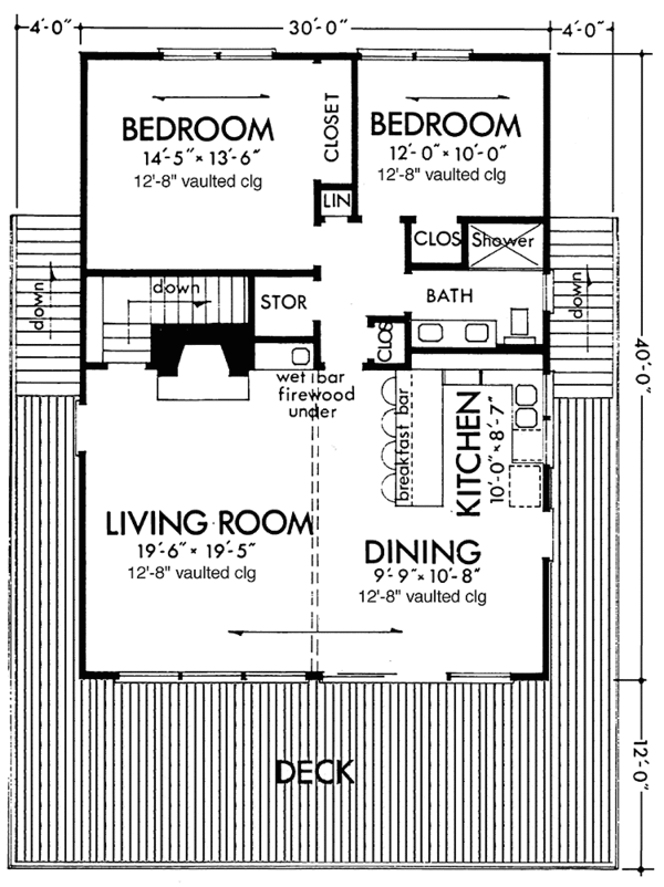 House Plan Design - European Floor Plan - Main Floor Plan #320-1022