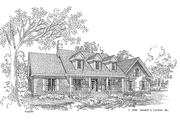 Country Style House Plan - 3 Beds 2.5 Baths 2042 Sq/Ft Plan #929-308 