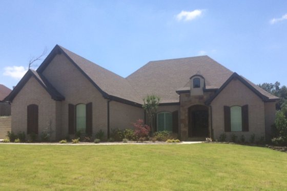 Exterior - Front Elevation 4 for European House Plan #17-3389 - 3 bed, 2.5 bath