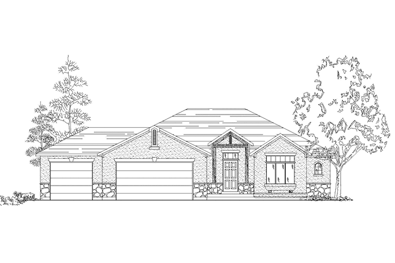 Architectural House Design - Traditional Exterior - Front Elevation Plan #945-81