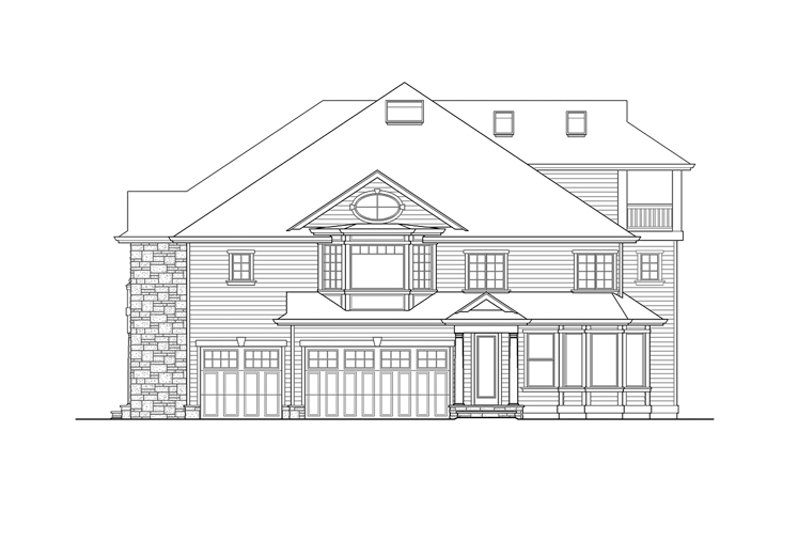 Home Plan - Floor Plan - Other Floor 1 for Classical House Plan #132-512 - 5 bed, 5.5 bath