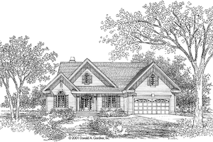 Traditional Exterior - Front Elevation Plan #929-608