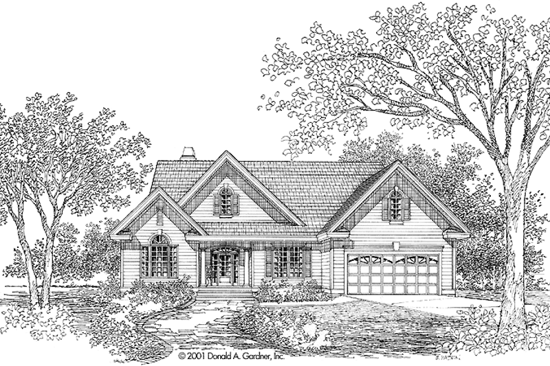Dream House Plan - Traditional Exterior - Front Elevation Plan #929-608