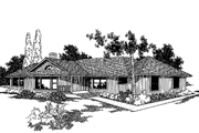 Contemporary Style House Plan - 3 Beds 2 Baths 1870 Sq/Ft Plan #60-785 