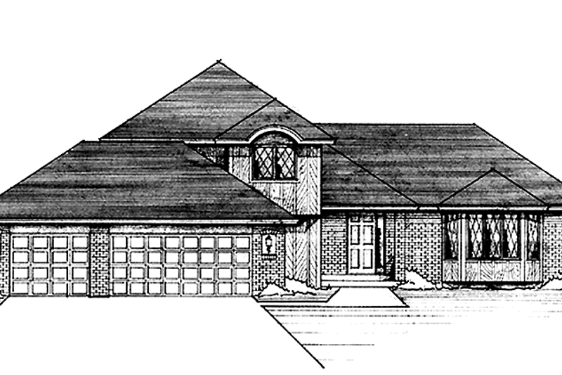 Home Plan - European Exterior - Front Elevation Plan #51-731