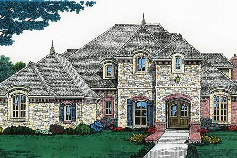 Home Plan - Country Exterior - Front Elevation Plan #310-1198