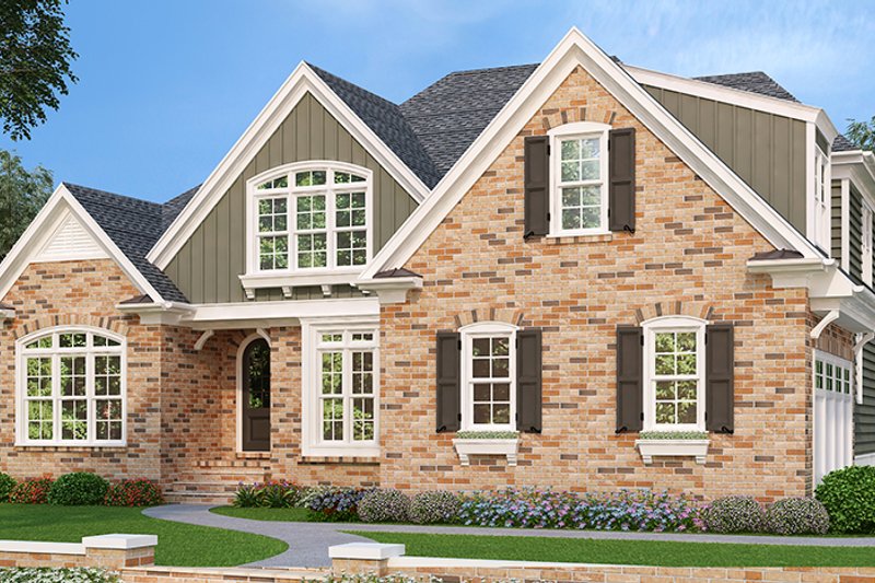 Home Plan - Country Exterior - Front Elevation Plan #927-430