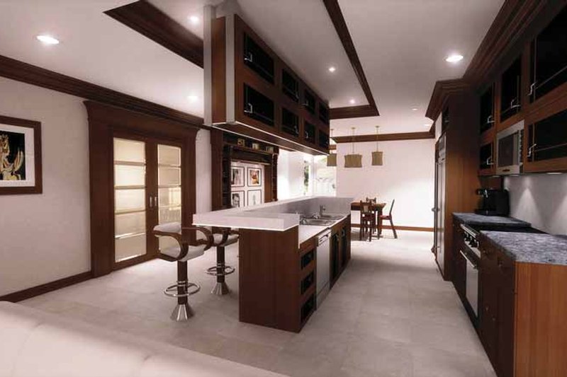 Home Plan - Interior - Kitchen 1 for Contemporary House Plan #11-272 - 3 bed, 3.5 bath