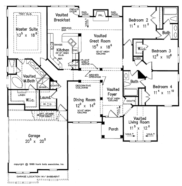 House Design - Mediterranean Floor Plan - Main Floor Plan #927-216