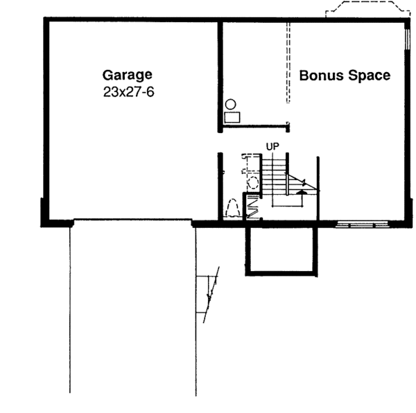 Home Plan - Country Floor Plan - Lower Floor Plan #320-577
