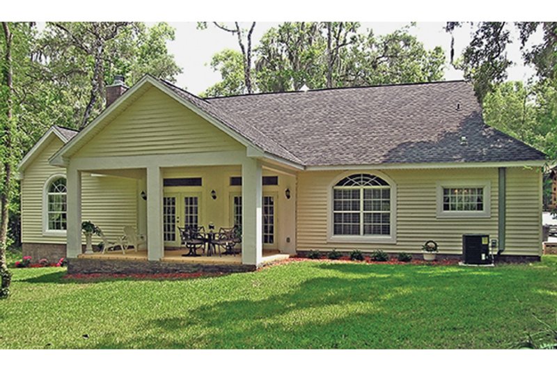 House Plan Design - Exterior - Rear Elevation for Country House Plan #314-278 - 3 bed, 2 bath