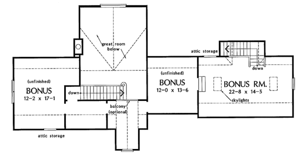 Architectural House Design - Ranch Floor Plan - Other Floor Plan #929-240