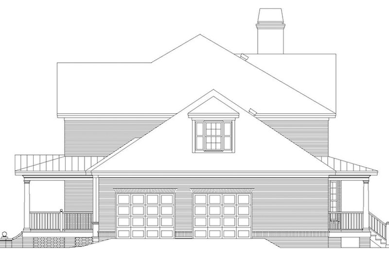 Home Plan - Exterior - Other Elevation for Country House Plan #929-886 - 4 bed, 3.5 bath