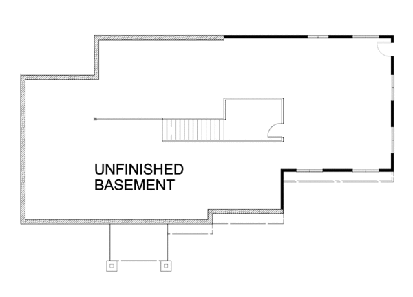 House Plan Design - Ranch Floor Plan - Lower Floor Plan #939-8