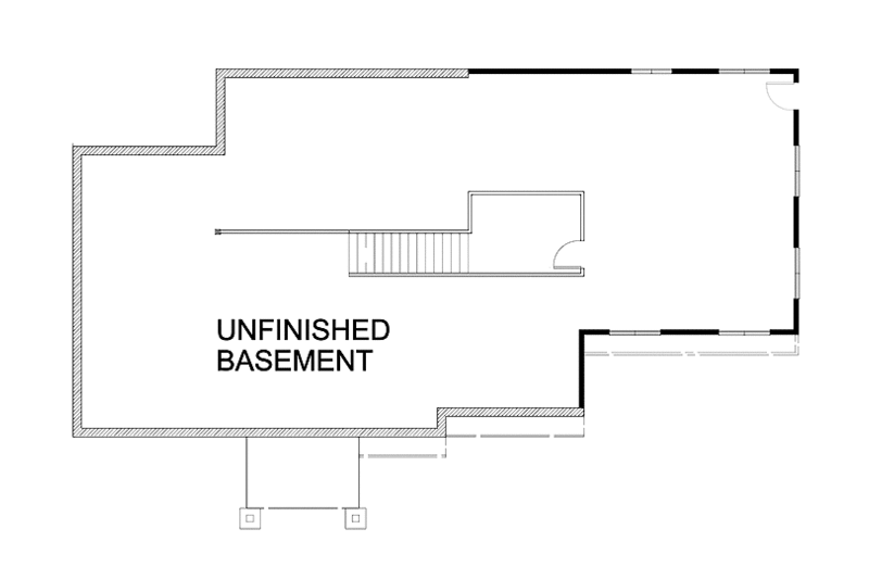Dream House Plan - Floor Plan - Lower Floor for Ranch House Plan #939-8 - 3 bed, 2.5 bath