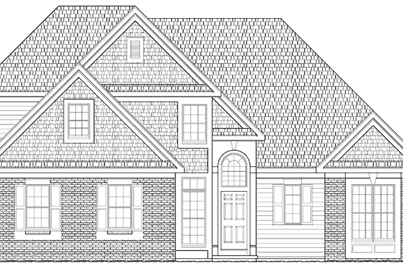 Home Plan - Traditional Exterior - Front Elevation Plan #328-317