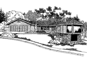 Country Style House Plan - 3 Beds 2.5 Baths 1914 Sq/Ft Plan #60-801 