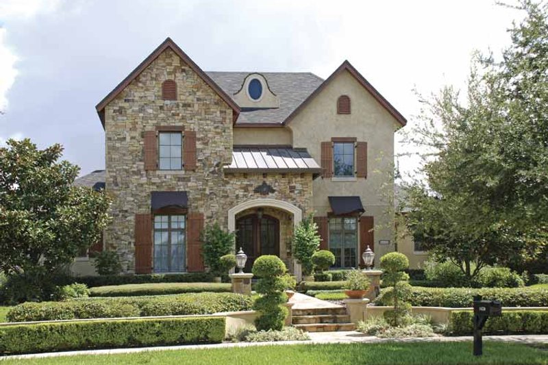 Architectural House Design - Exterior - Front Elevation 6 for European House Plan #1019-5 - 5 bed, 5 bath