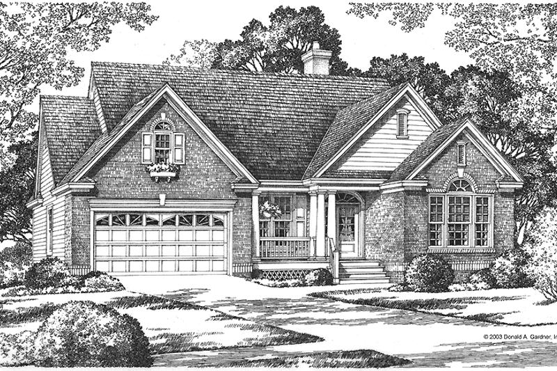 Home Plan - Country Exterior - Front Elevation Plan #929-128