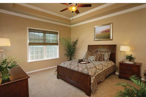 Interior - Master Bedroom for Mediterranean House Plan #938-20 - 3 bed, 2.5 bath