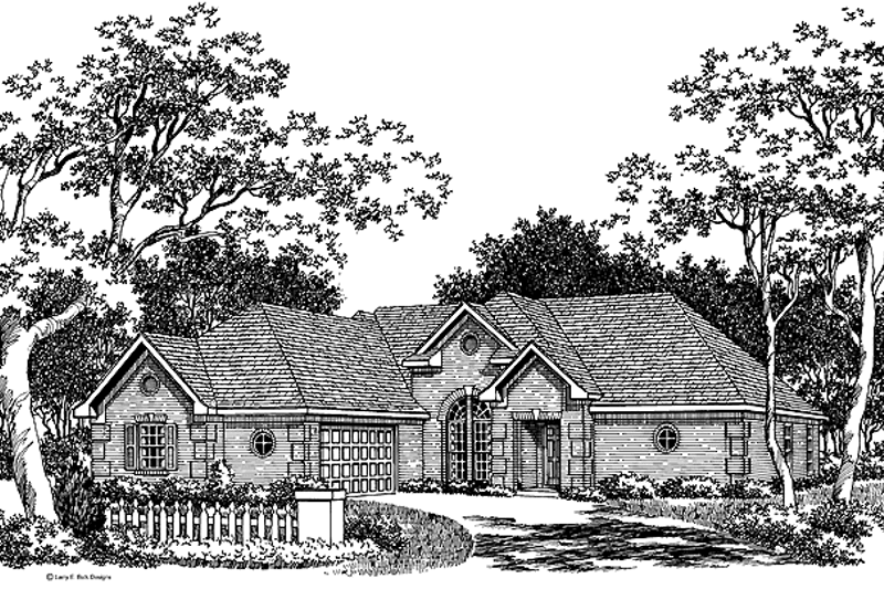 Dream House Plan - European Exterior - Front Elevation Plan #952-7