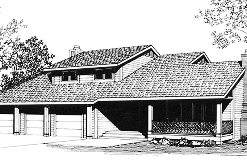 Dream House Plan - Country Exterior - Front Elevation Plan #320-1249