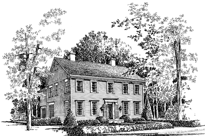 Dream House Plan - Classical Exterior - Front Elevation Plan #1016-27