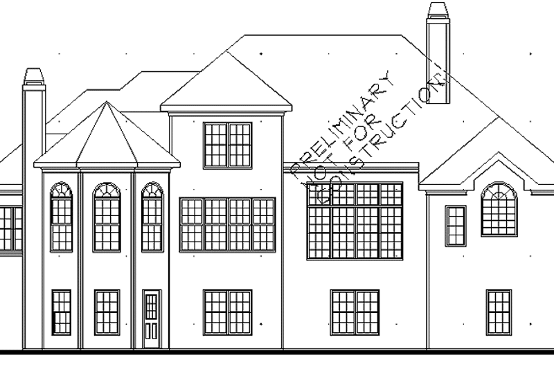 Home Plan - Exterior - Rear Elevation for Country House Plan #927-674 - 3 bed, 3 bath