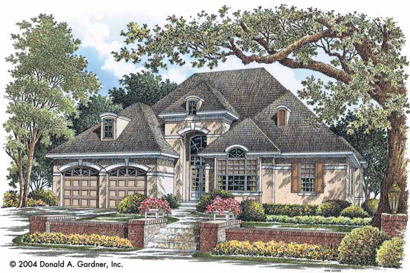 Home Plan - Country Exterior - Front Elevation Plan #929-736