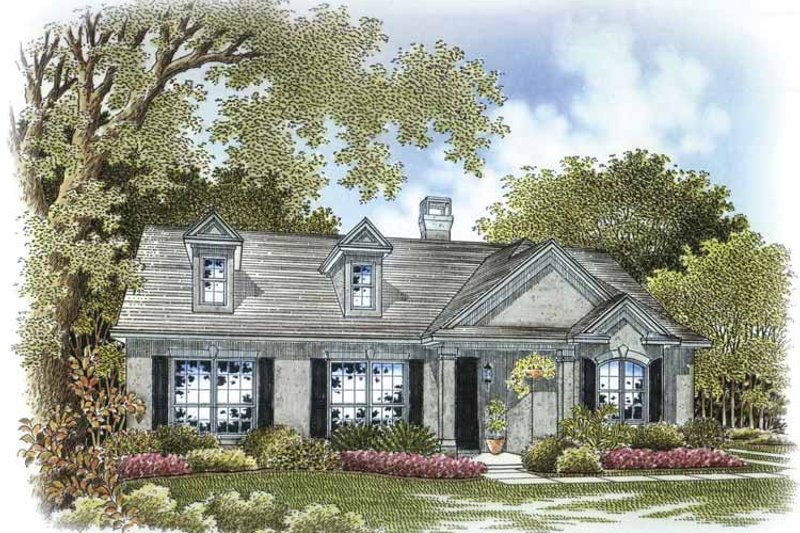 Home Plan - Exterior - Front Elevation 3 for Country House Plan #999-175 - 3 bed, 2.5 bath
