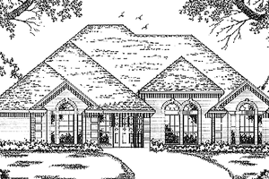House Plan Design - Traditional Exterior - Front Elevation Plan #42-624