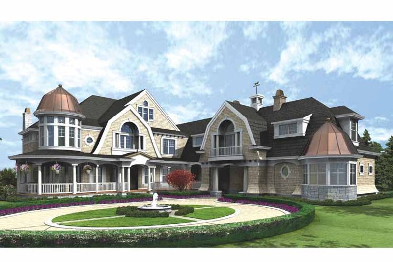 Dream House Plan - Exterior - Front Elevation 4 for Craftsman House Plan #132-353 - 4 bed, 5 bath