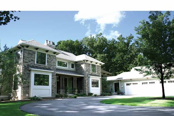 Exterior - Front Elevation 6 for Traditional House Plan #928-116 - 5 bed, 4 bath