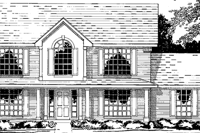 House Plan Design - Country Exterior - Front Elevation Plan #472-318