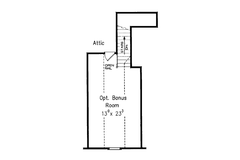 Home Plan - Floor Plan - Other Floor for Craftsman House Plan #927-929 - 3 bed, 2 bath