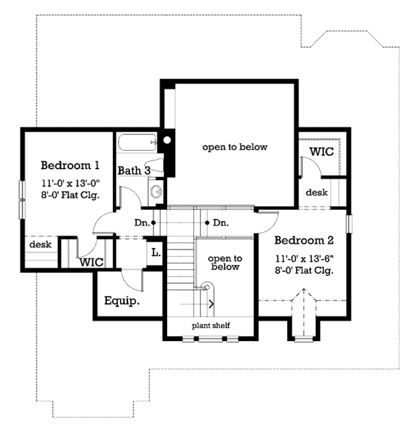 Dream House Plan - Victorian Floor Plan - Upper Floor Plan #930-179