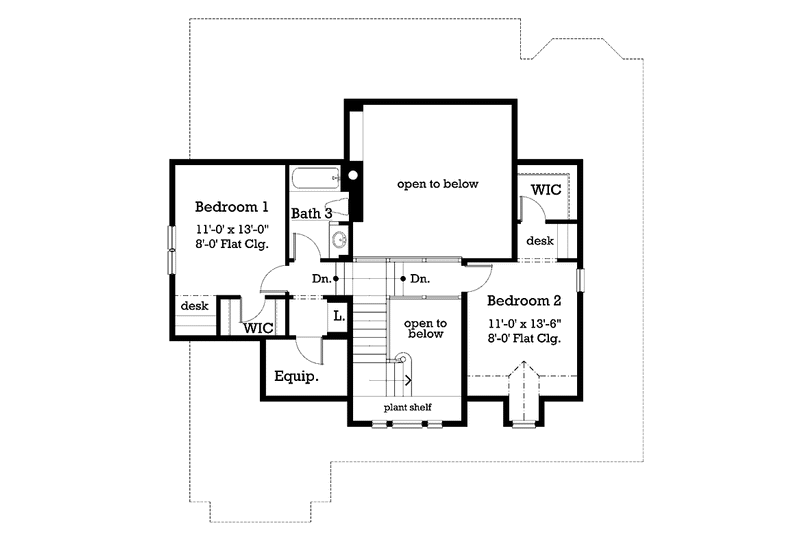 Home Plan - Floor Plan - Upper Floor for Victorian House Plan #930-179 - 3 bed, 3 bath