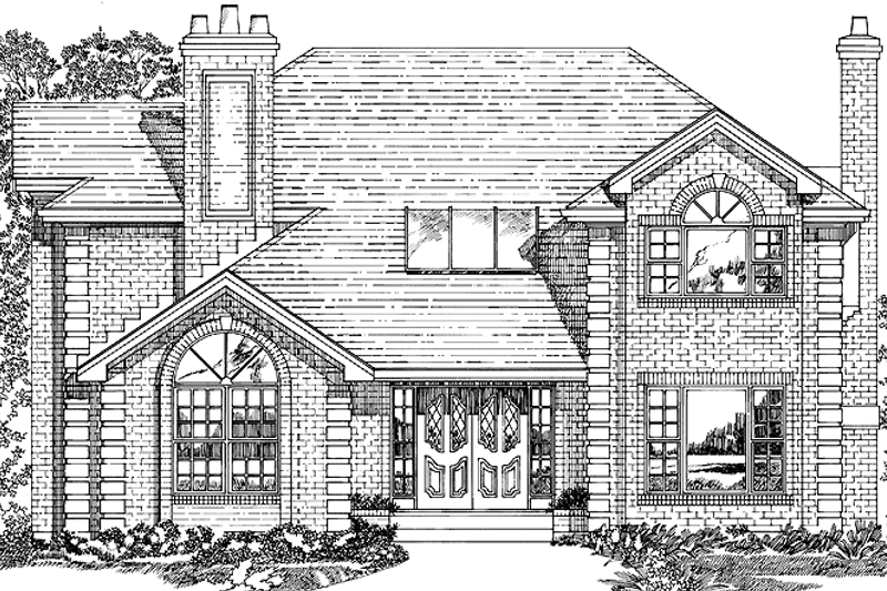 Dream House Plan - Exterior - Front Elevation 3 for Contemporary House Plan #47-988 - 3 bed, 3.5 bath
