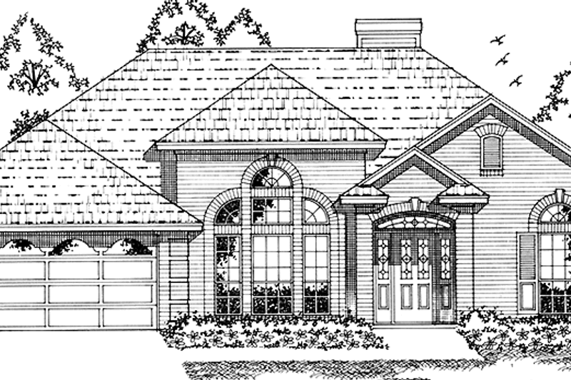 Dream House Plan - Country Exterior - Front Elevation Plan #42-702