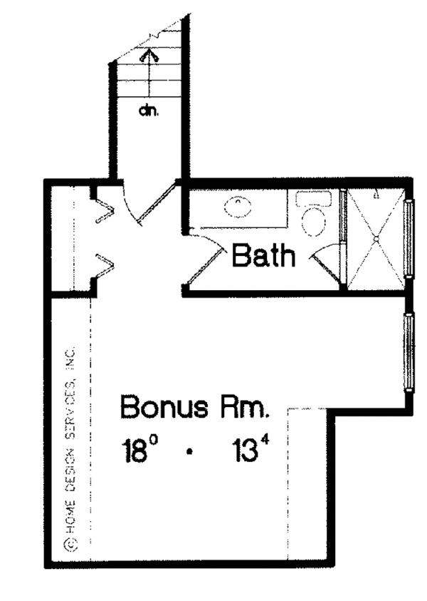 Dream House Plan - Mediterranean Floor Plan - Upper Floor Plan #417-745