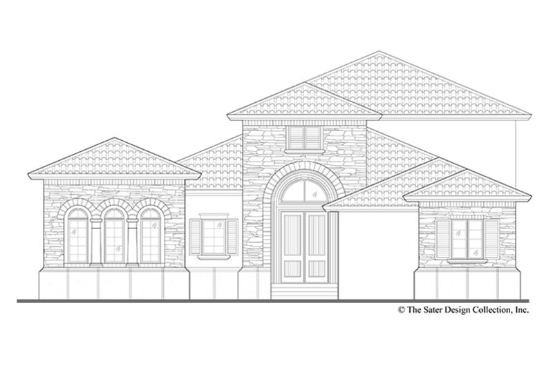 Dream House Plan - Exterior - Front Elevation 7 for Mediterranean House Plan #930-449 - 3 bed, 3.5 bath