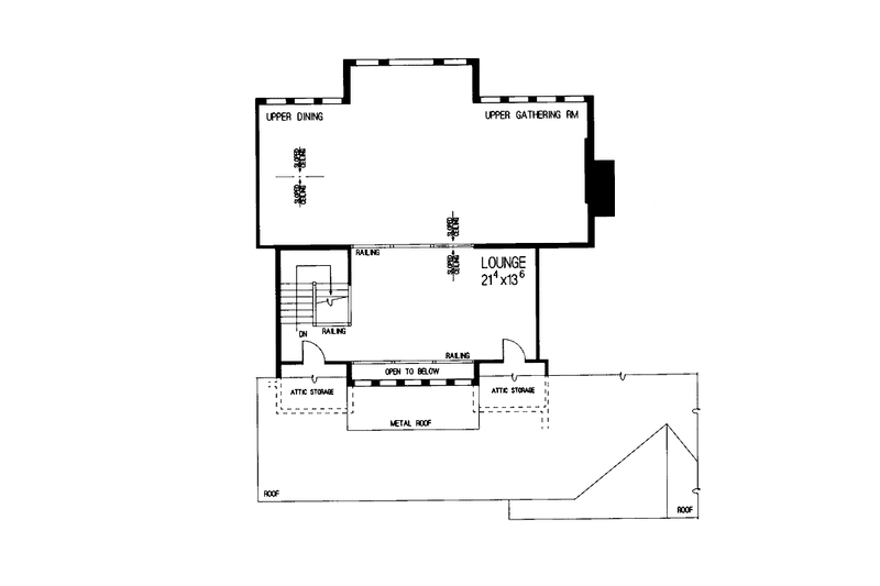 Dream House Plan - Floor Plan - Upper Floor for Craftsman House Plan #72-838 - 3 bed, 2.5 bath