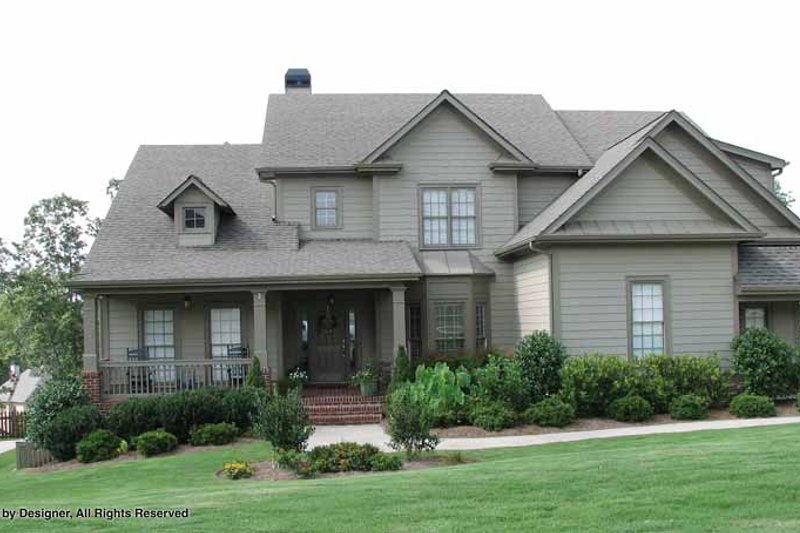 Dream House Plan - Traditional Exterior - Front Elevation Plan #54-344