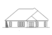 Country Style House Plan - 3 Beds 2 Baths 1848 Sq/Ft Plan #17-3353 